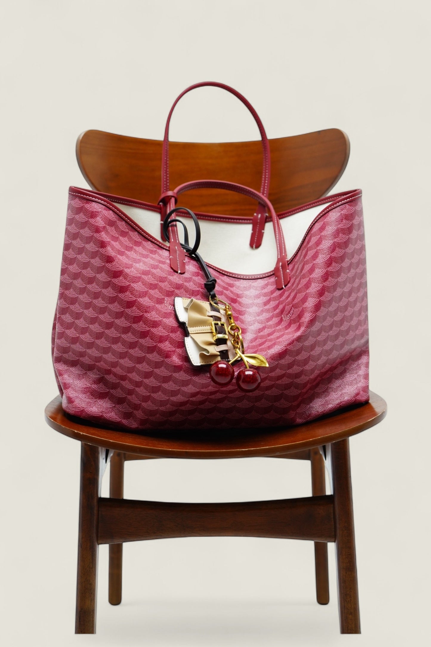 Burgundy Tote Bag