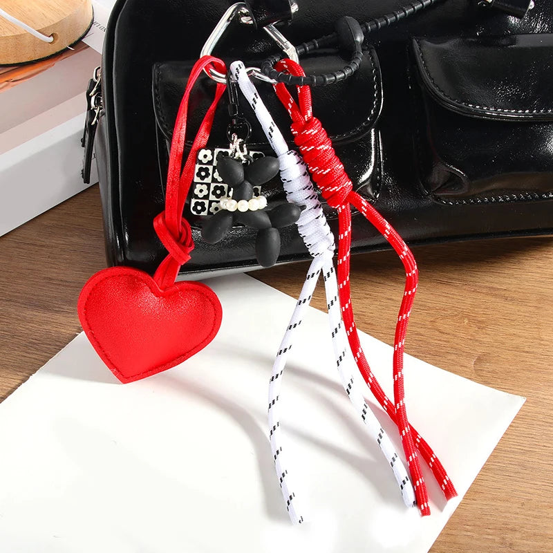 Luxury Charm Tassel Love Heart Pendant