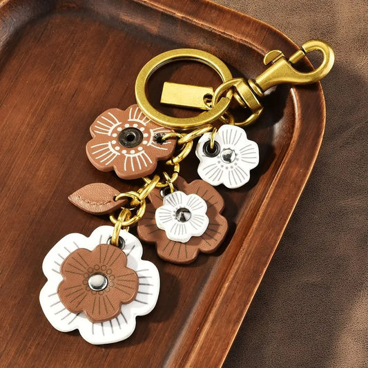 Flower Keychain Backpack Pendant