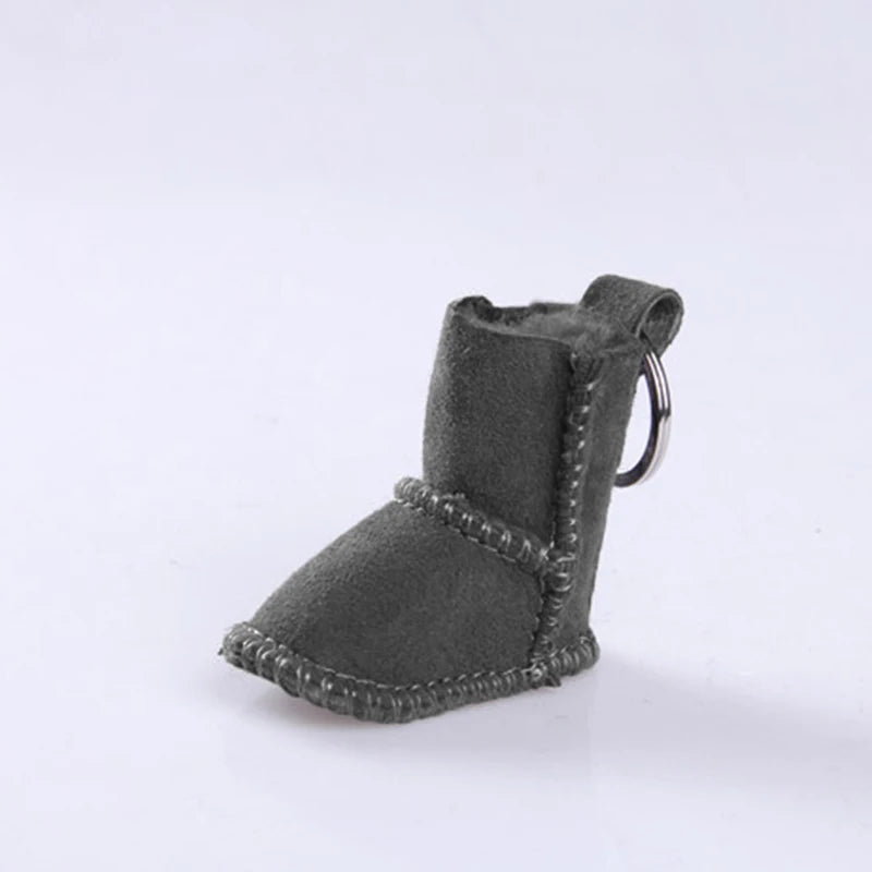 Stylish Geometric PU Leather Star Keychain