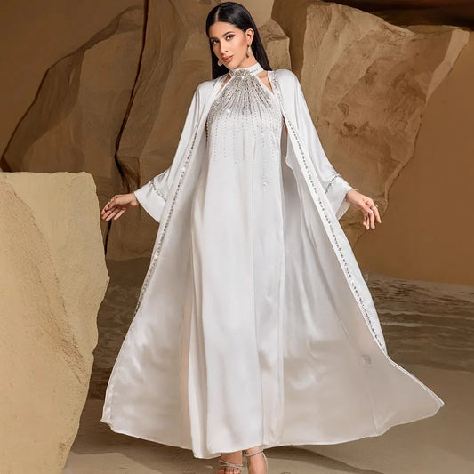 Luxury Dubai Diamond Kaftan Dress