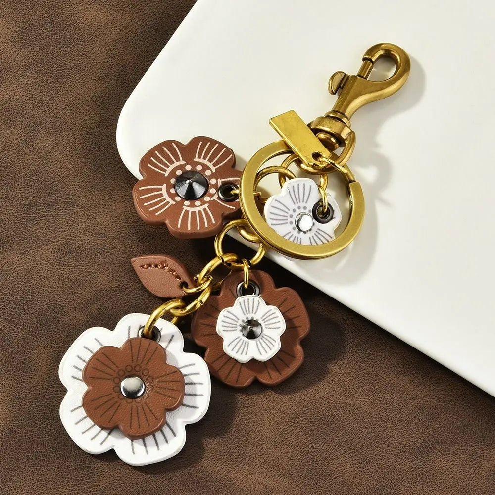 Flower Keychain Backpack Pendant