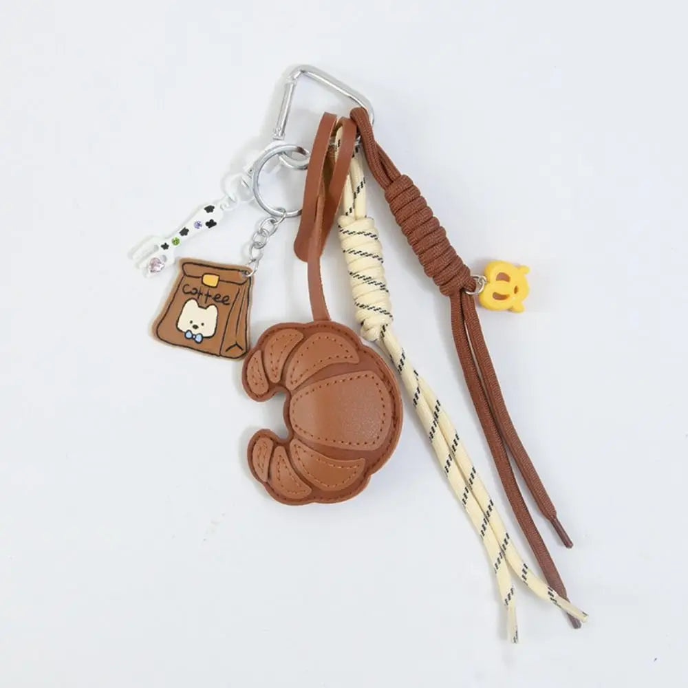 Croissant keychain