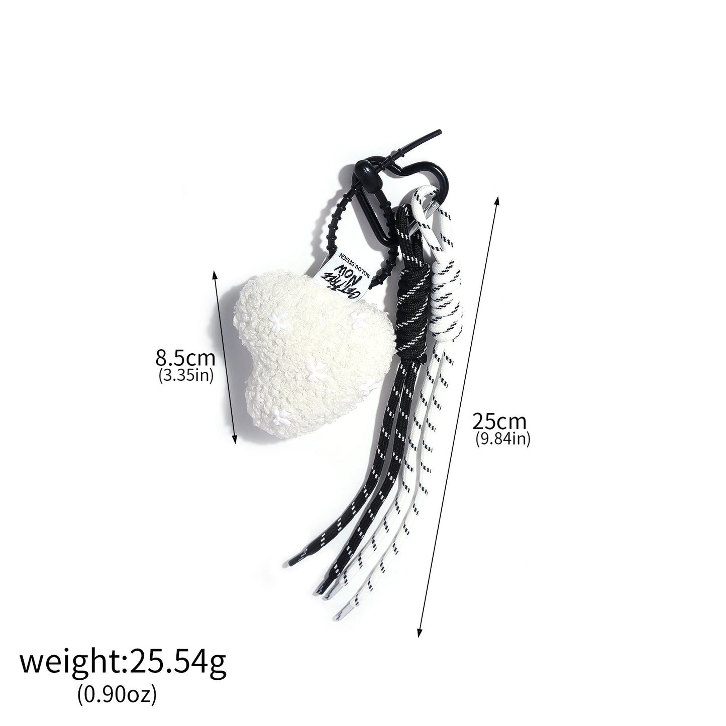 Korean Love Bow Hairy Bag Charms