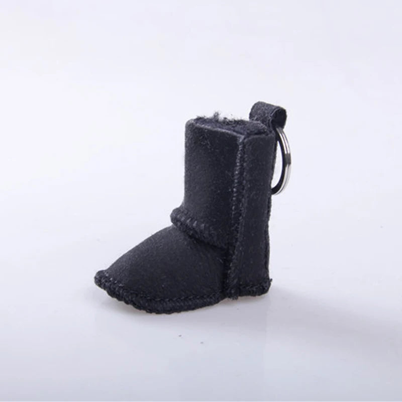 Stylish Geometric PU Leather Star Keychain