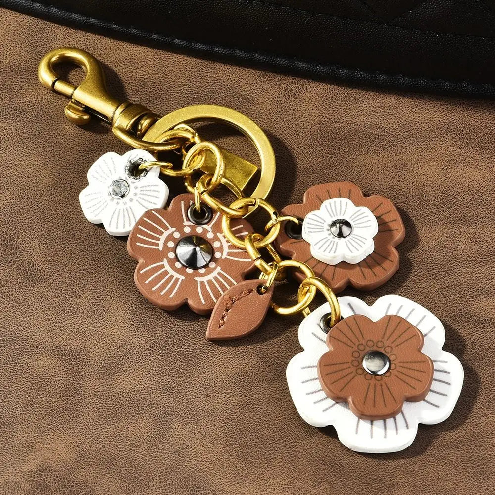 Flower Keychain Backpack Pendant