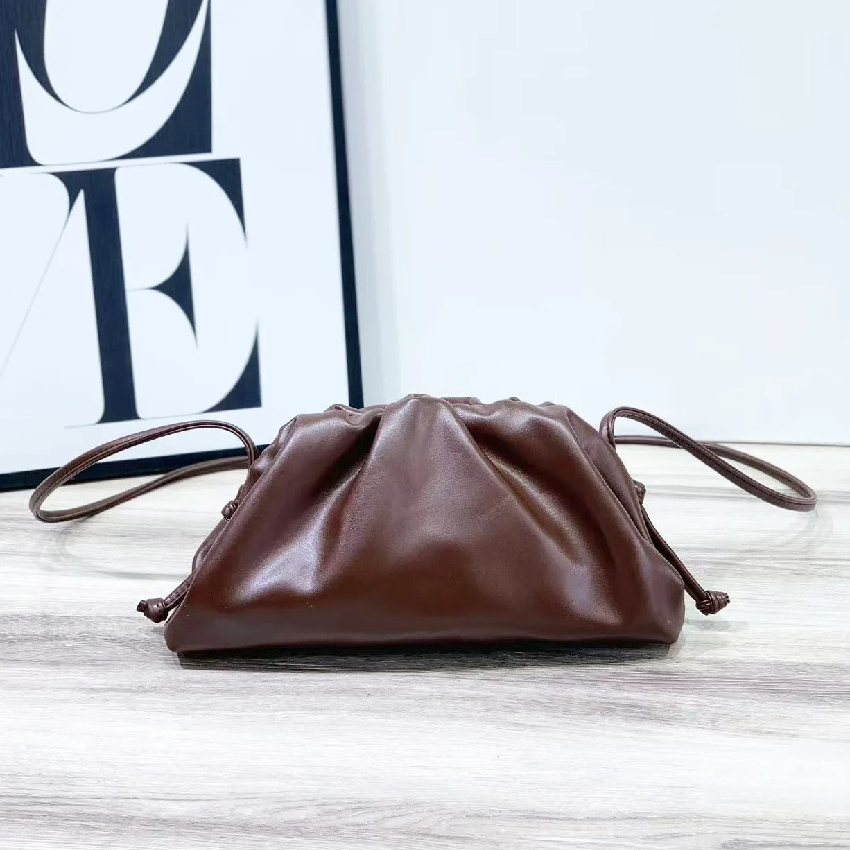 Medium Brown Clutch